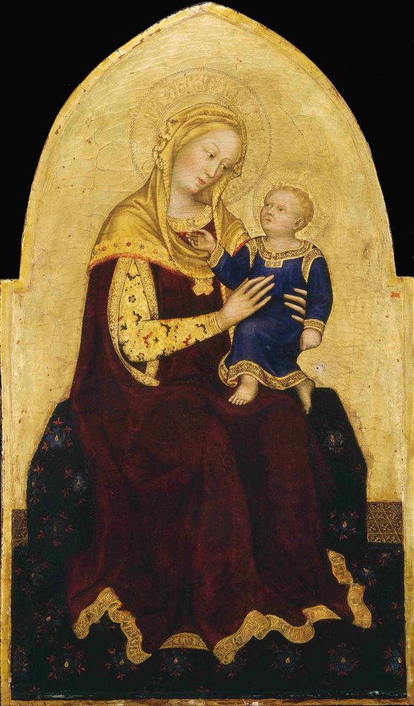 Madonna, by Gentile da Fabriano 