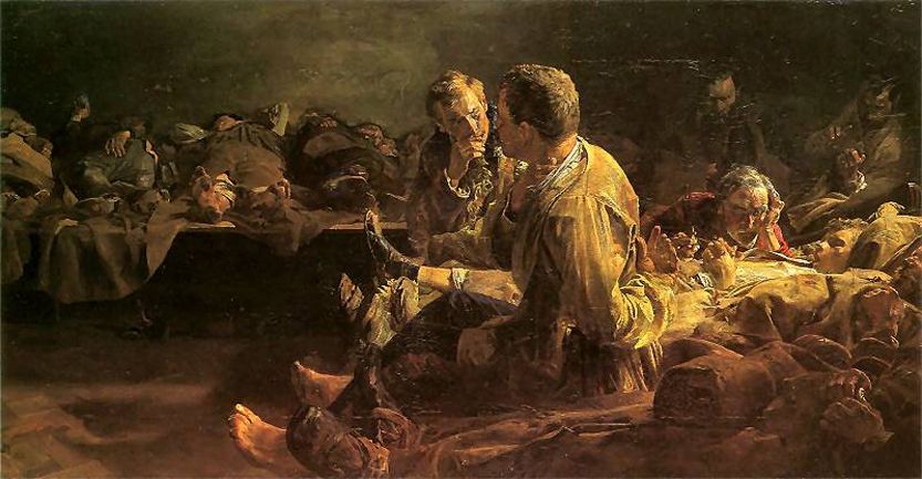Death on the stage., by Jacek Malczewski 
