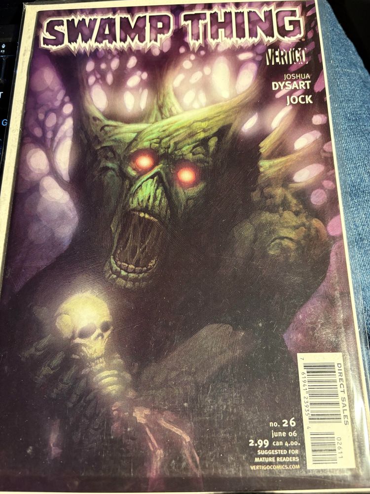 Swamp Thing #26 by Joshua Dysart and Jock