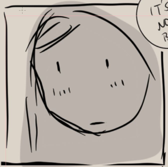 sketch of Charly from the webcomic key_blank