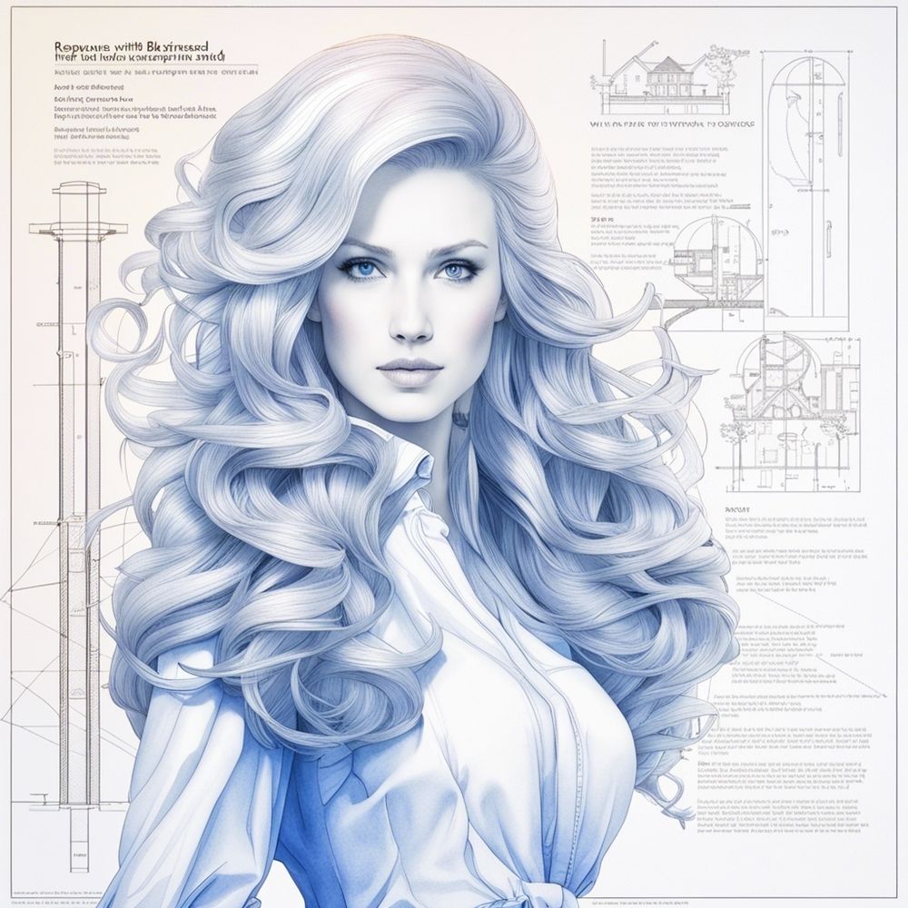 Repunsel with hair made of web standards.