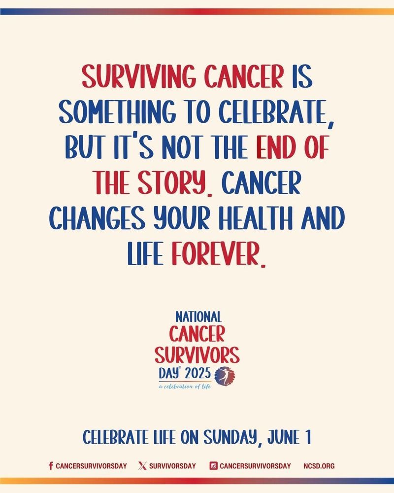 National Cancer Survivors Day, June 1, 2025
