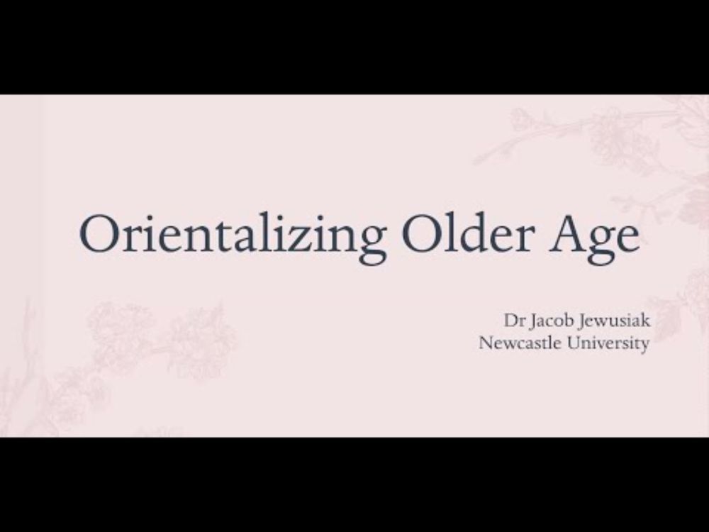 ELCHA x NANAS Research Seminar: Dr. Jacob Jewusiak