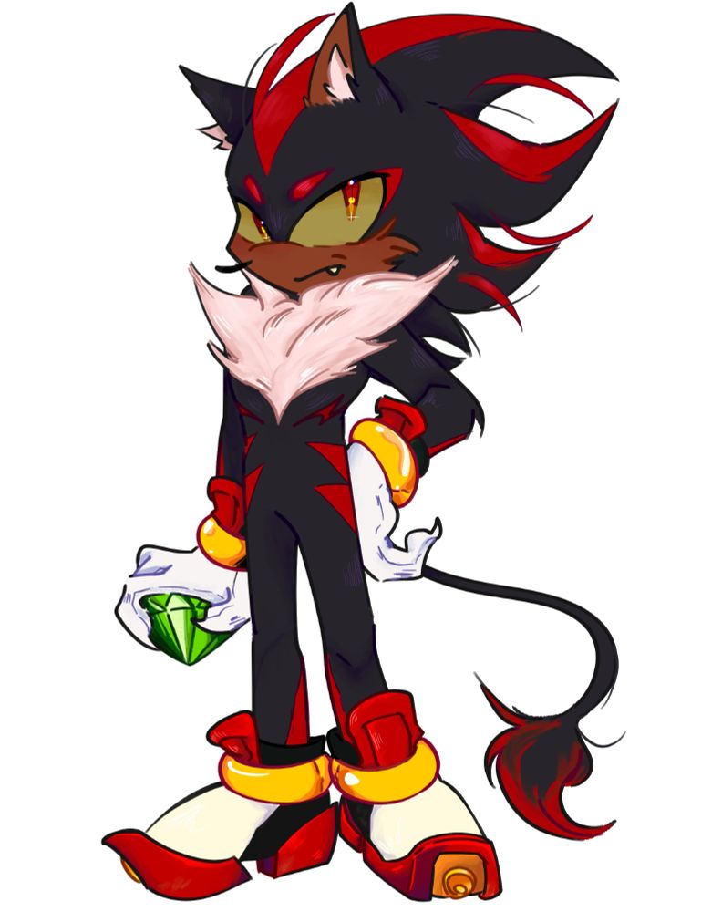 Redesign do personagem Shadow The Hedgehog.