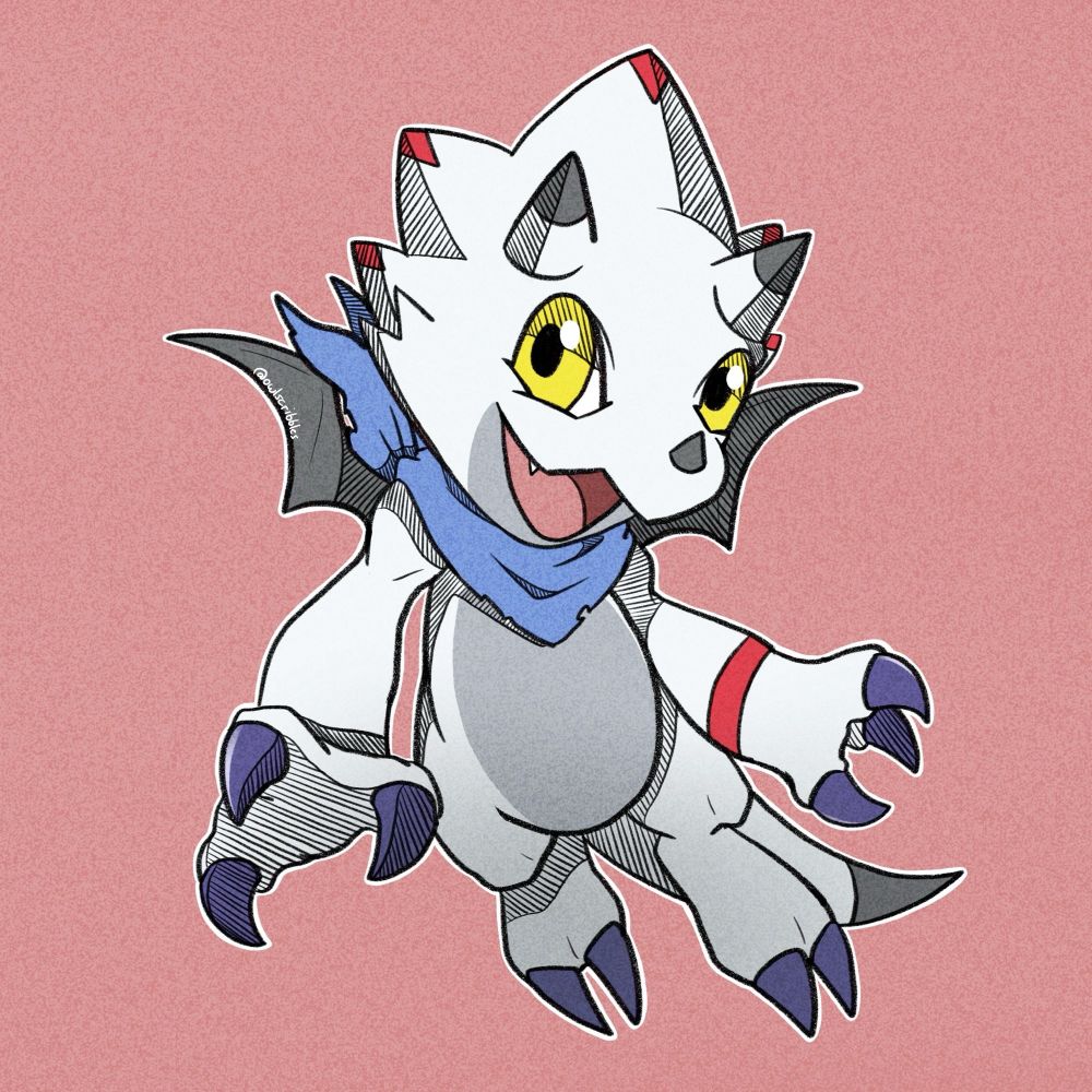 digital art of gammamon 