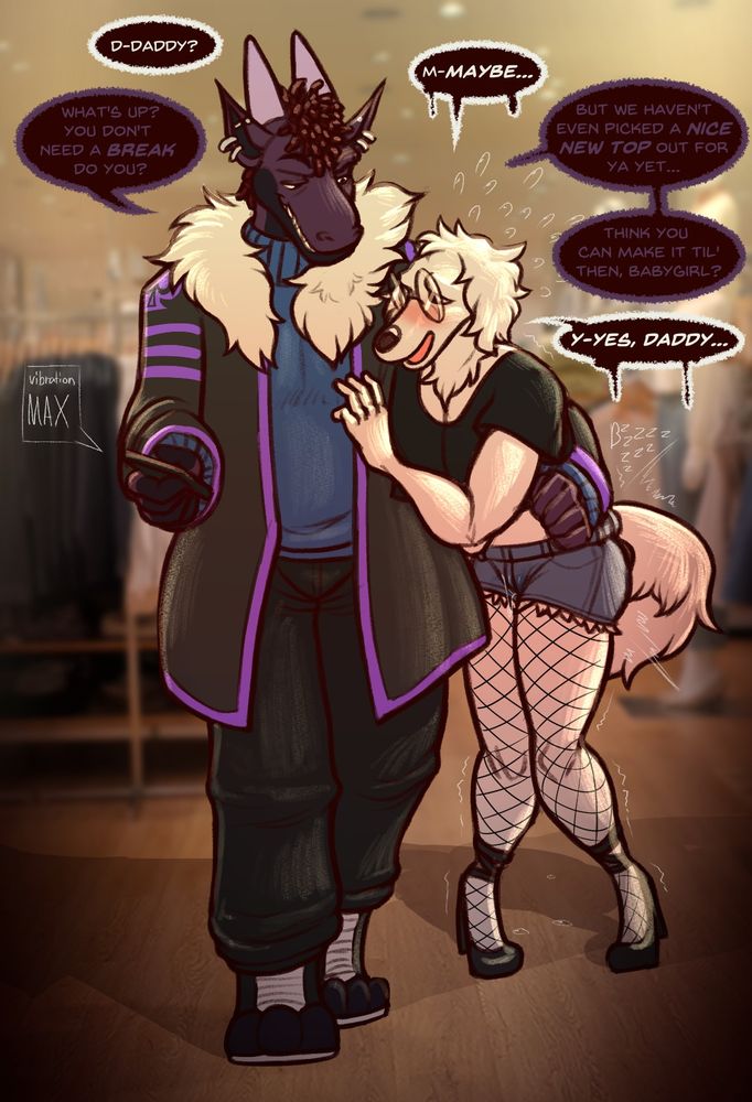 Daddy taking his girl shoppin~