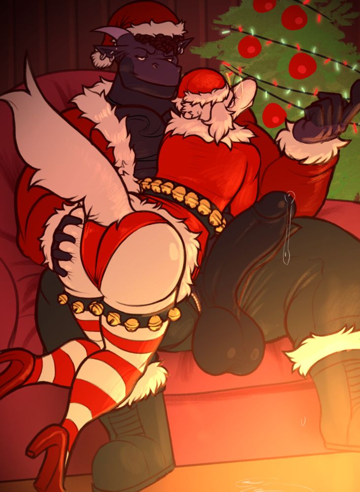 Santa and his sweet little helper~