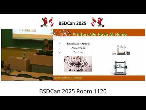 The state of 3d-printing from OpenBSD by Andrew Hewus Fresh