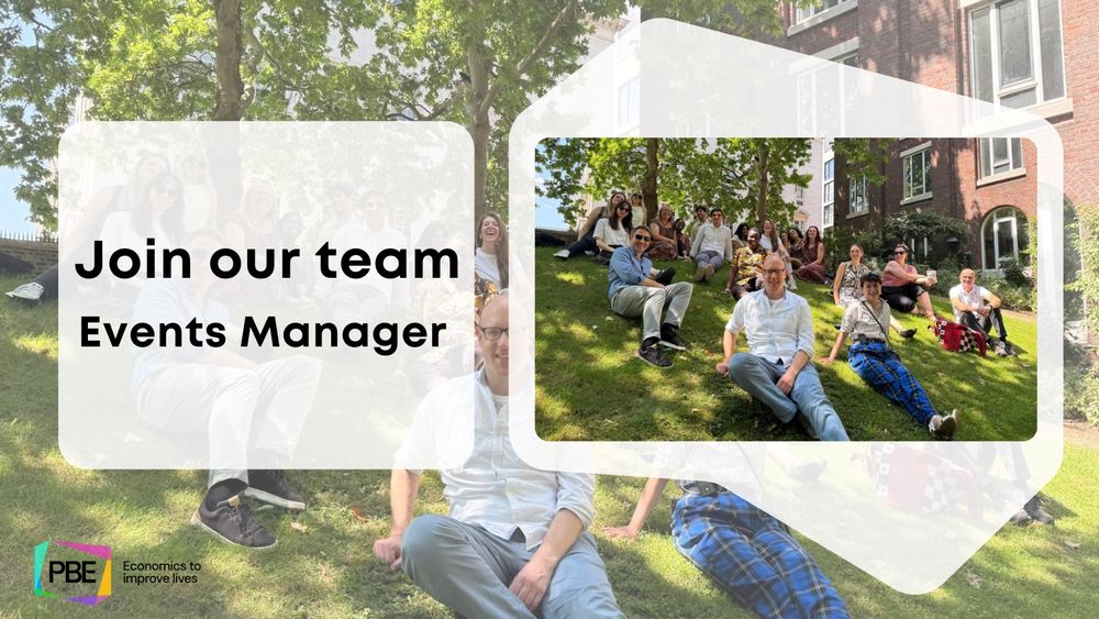 Image that says join our team, events manager. 