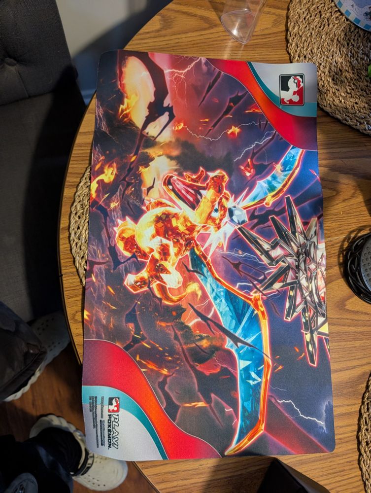 Pokemon Day 2025 LGS Play Pokemon Charizard ex playmat 