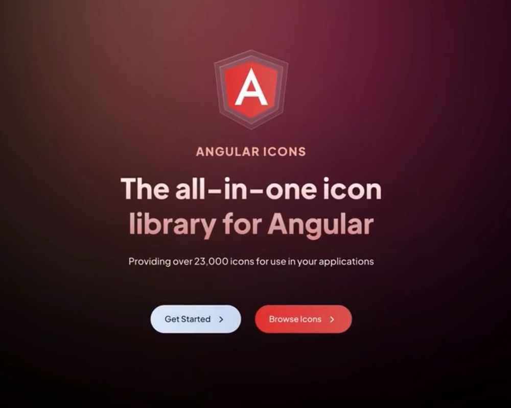 Angular icons