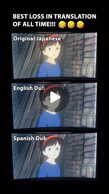 Luis Lopez Vierma on Instagram: "How could the Spanish dub mess up that badly! All they had to do was pronounce it better! 😂

#fyp #castleinthesky #ghibli #funny"