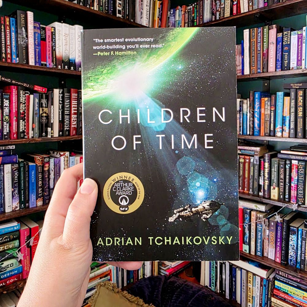 Children of Time by Adrian Tchaikovsky #WhatBRead