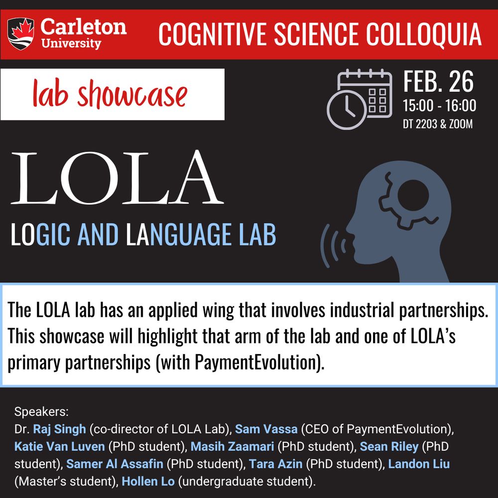 The LOLA lab has an applied wing that involves industrial partnerships. This showcase will highlight that arm of the lab and one of LOLA’s primary partnerships (with PaymentEvolution).