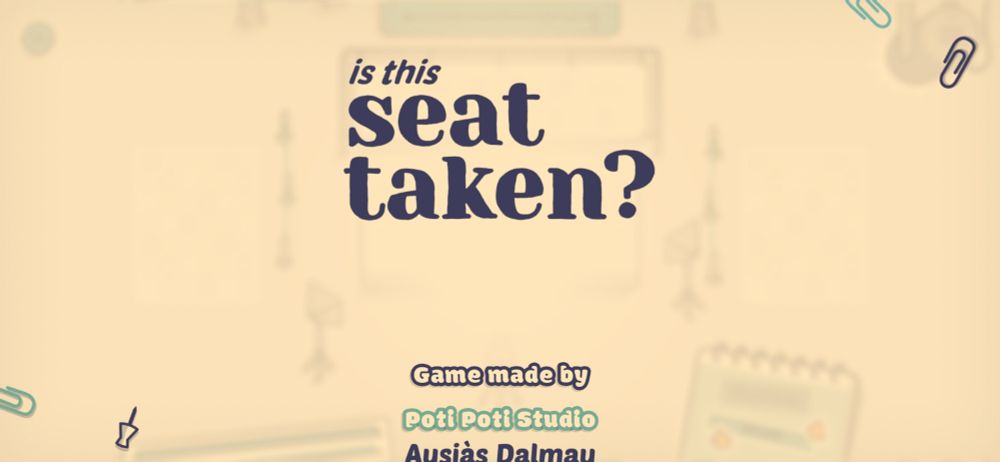 The bringing of the credits of Is This Seat Taken?