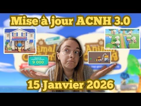 La mise à jour qui sort de nulle part ??? ANIMAL CROSSING NEW HORIZONS MAJ 3.0 SWITCH 2 (Mon avis)