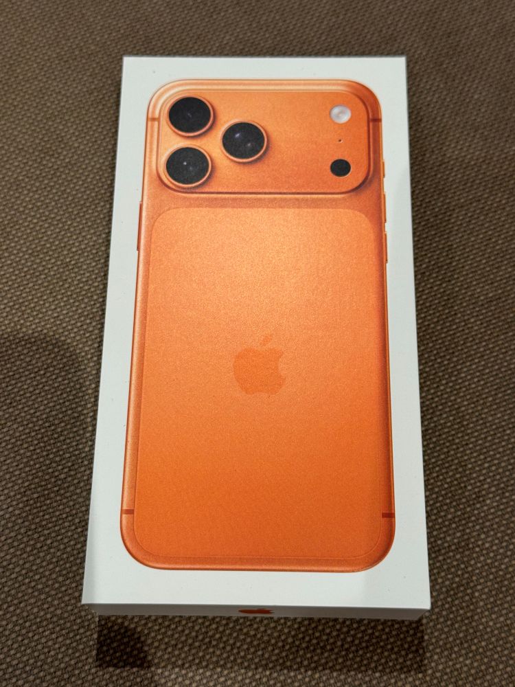 My new iPhone 18 Pro Max Box
