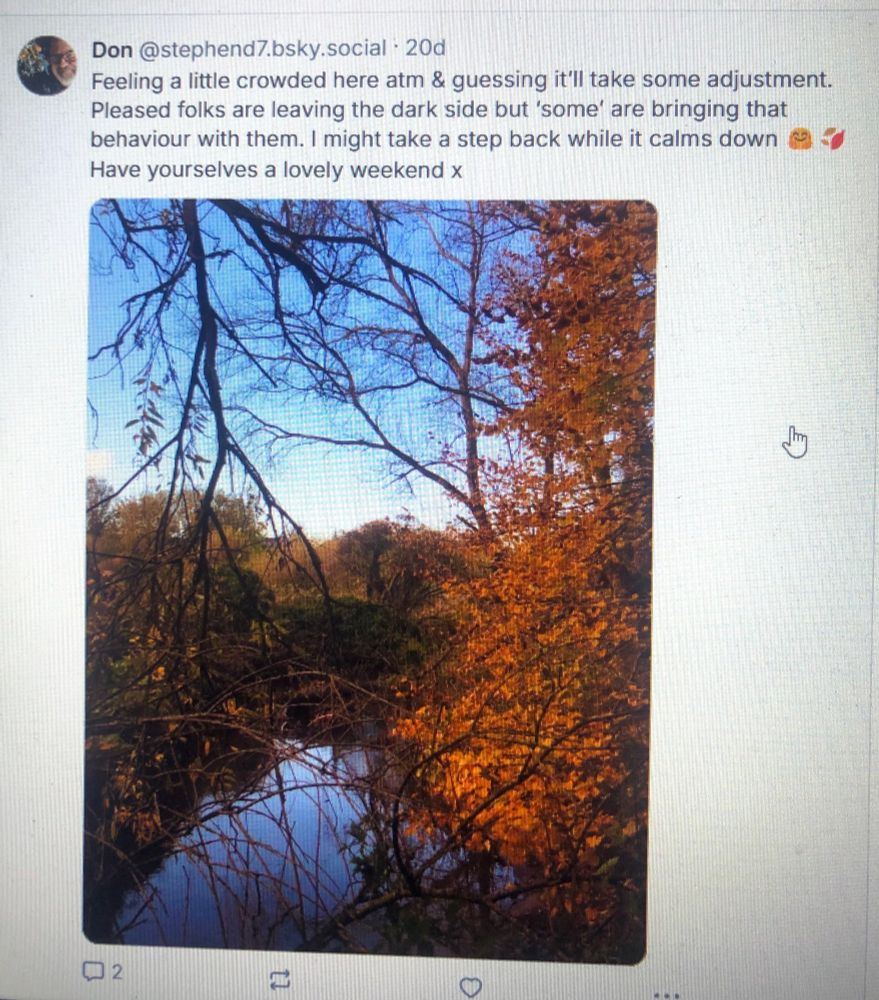 A computer screen capture of my bsky post being passed off as some jerks own content!