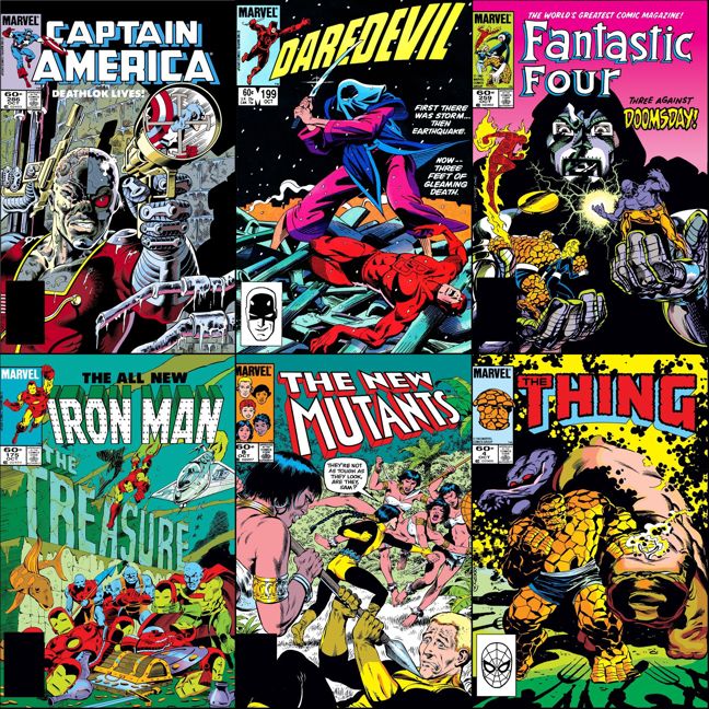 Marvel Comics that were on sale with cover dates of October 1983.