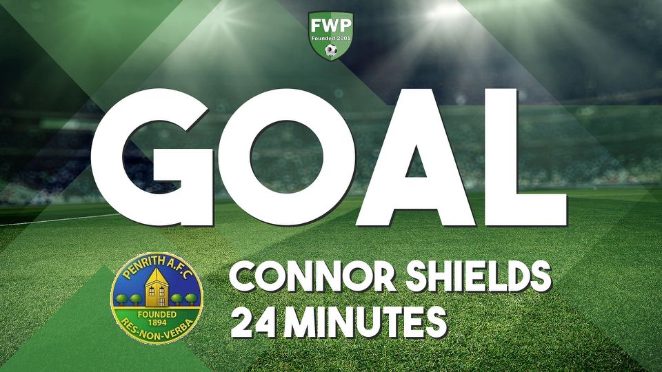 GOAL: PENRITH 1-1 North Shields - Connor Shields (24')