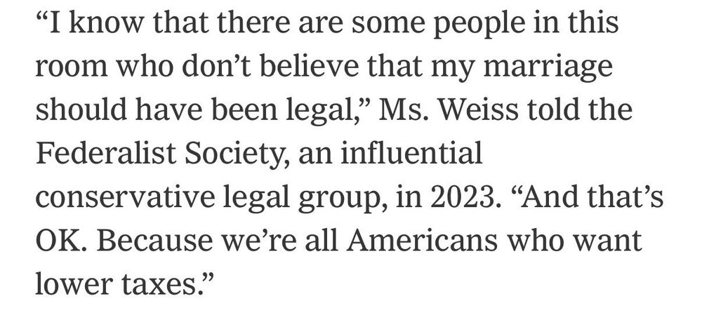 Bari Weiss sells her marriage for lower taxes