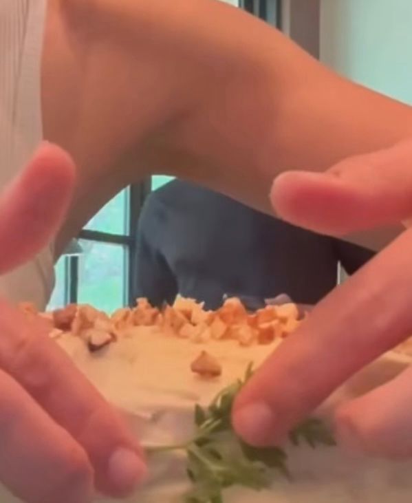 Jared’s Chest framed by Gen’s arms 