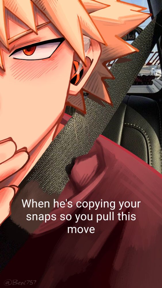 Bakugou: "When he's copying your snaps so you pull this move"