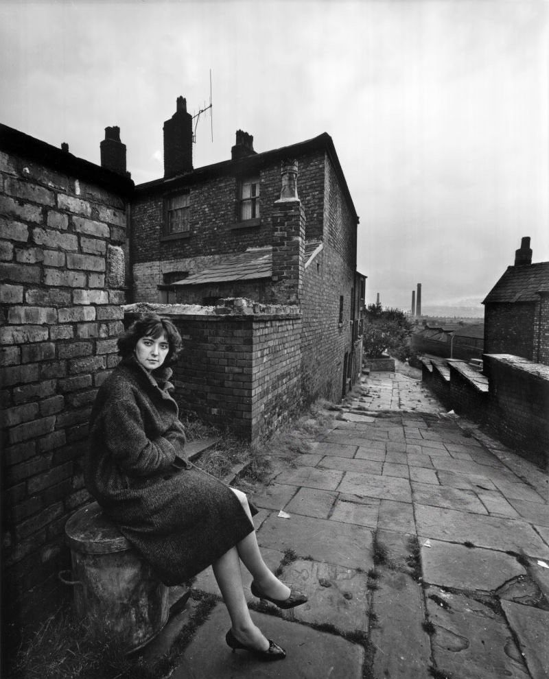 Shelagh Delaney in Salford, 7th August 1961, photo by Arnold Newman.