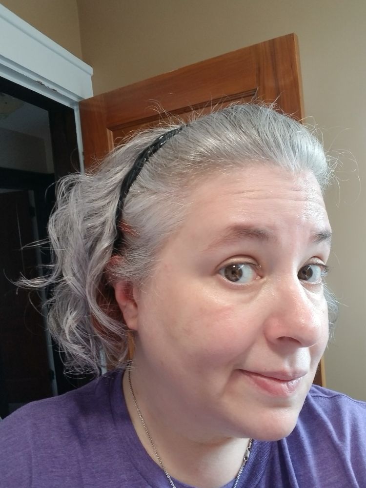 Me with very short hair