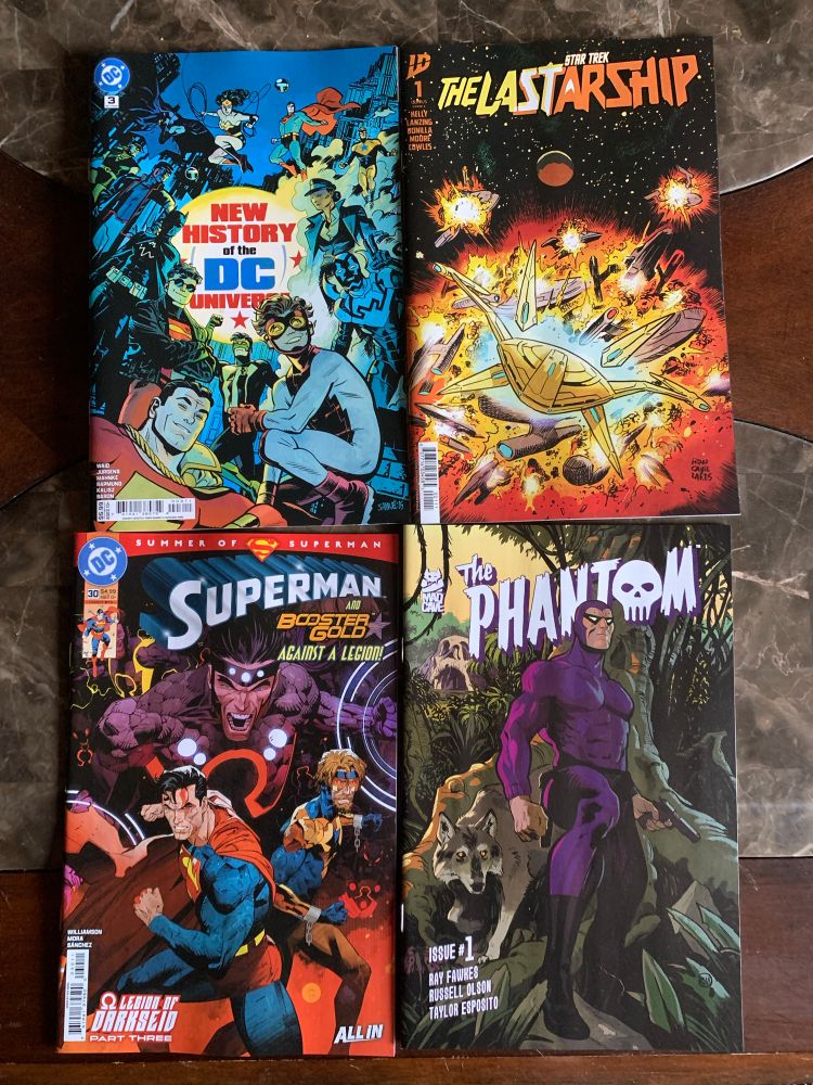New History of the DC Universe, Star Trek The Last Starship, Superman, The Phantom