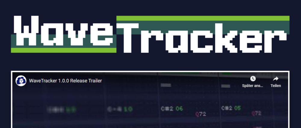 WaveTracker - Musik im ChipTune Style