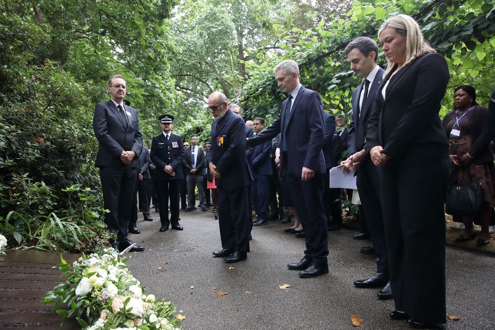 BMA members and staff are joined by members of the emergency services for a memorial event, 20 years after the 7/7 bombings.