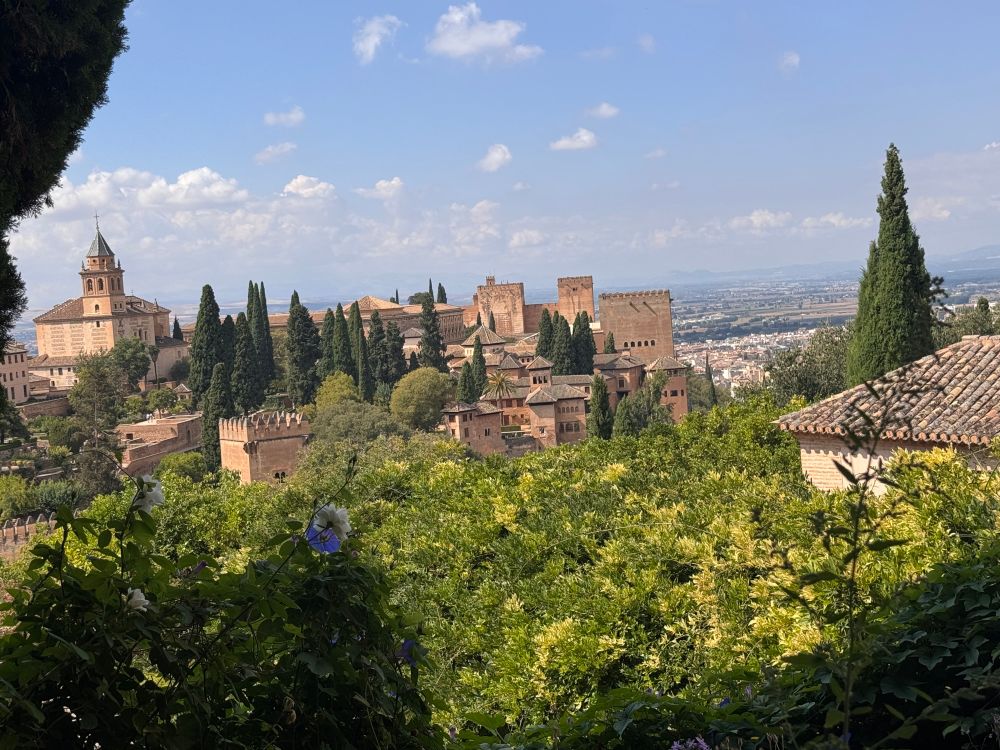 mountain Moorish fortress in Spain