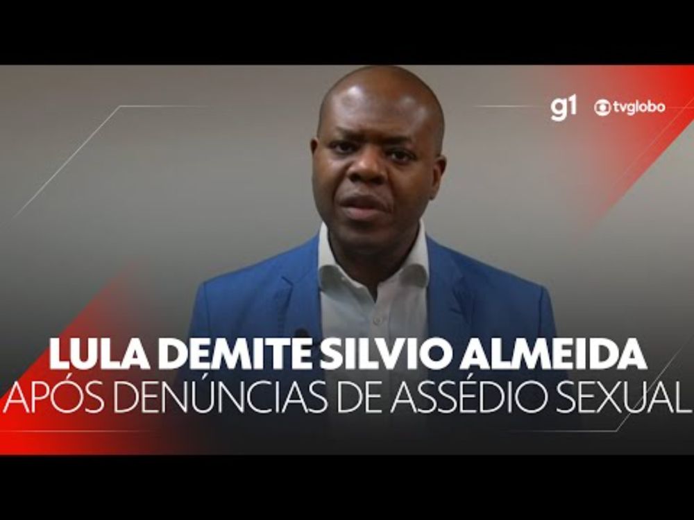 Lula demite ministro Silvio Almeida após denúncias de assédio sexual #g1 #JN #noticias