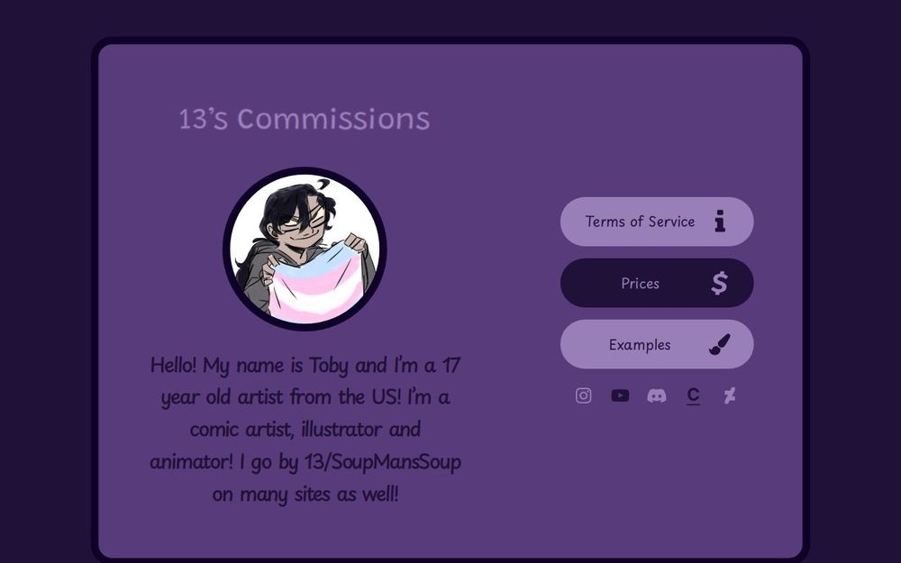 TobyTime13's Commissions