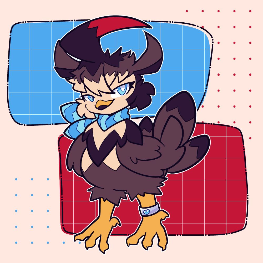 A Staraptor (Pokémon) Smiling