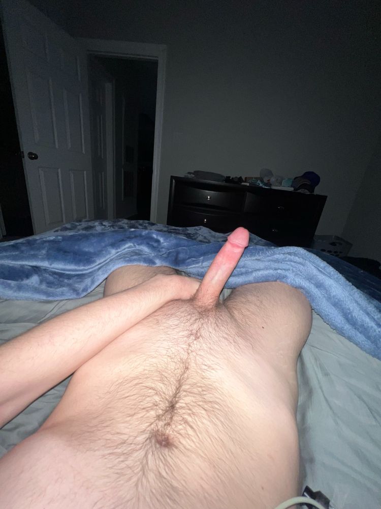Dick pic in bed