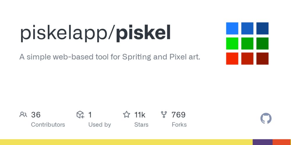 GitHub - piskelapp/piskel: A simple web-based tool for Spriting and Pixel art.