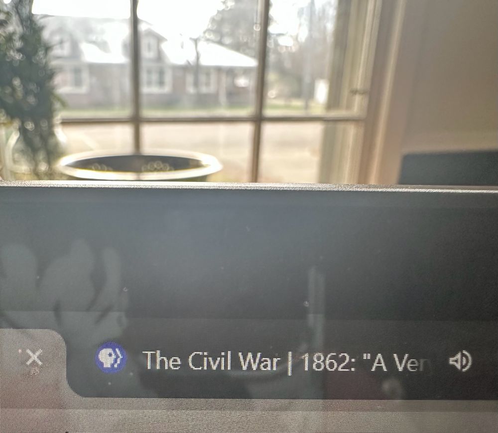 Picture of a back tab with PBS streaming Ken Burns 