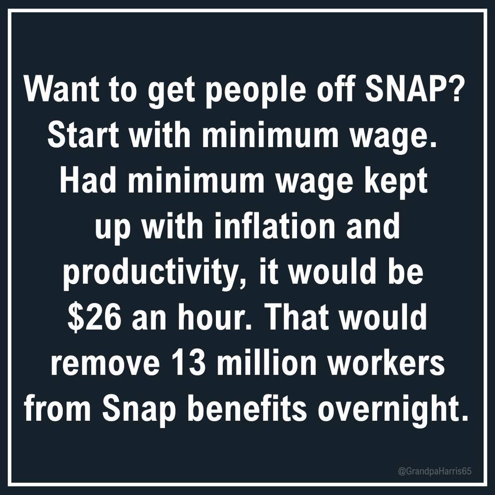 Get people off SNAP by paying workers properly 