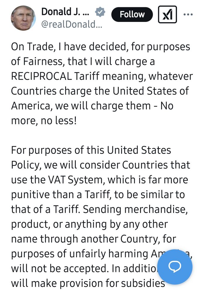 Donald Trump Truth Social Post 07:17 AM EST 02/15/25