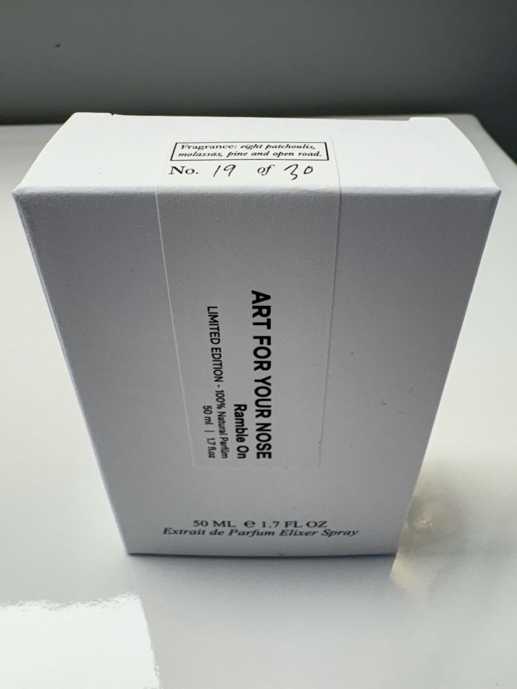 Fūm Ramble On fragrance in its box. 