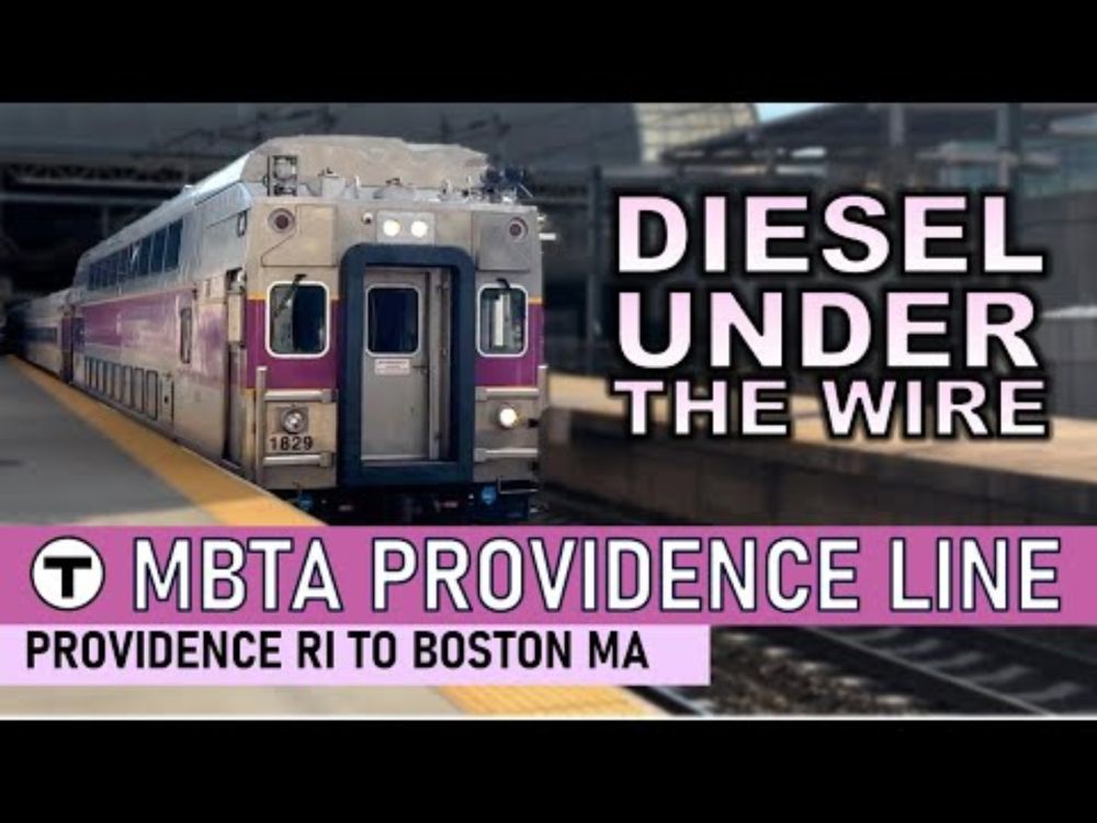 Boston’s Commuter Train that Just Makes (No) Sense | MBTA Providence Line￼