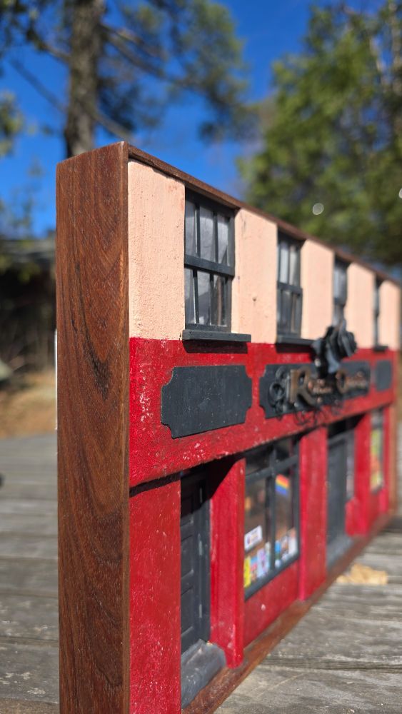 Miniature replica of the rosheen dove (black rose) pub in Galway, Ireland.