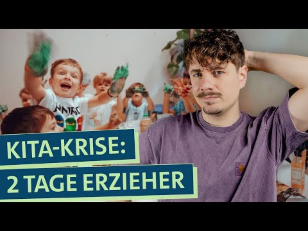 Selbstexperiment als Erzieher: Warum will niemand den Job im Kindergarten?