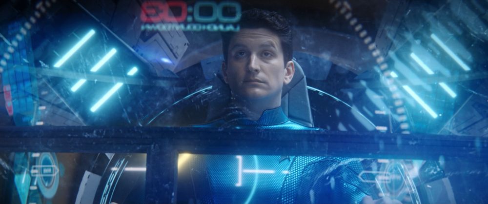 Connolly flying his pod.