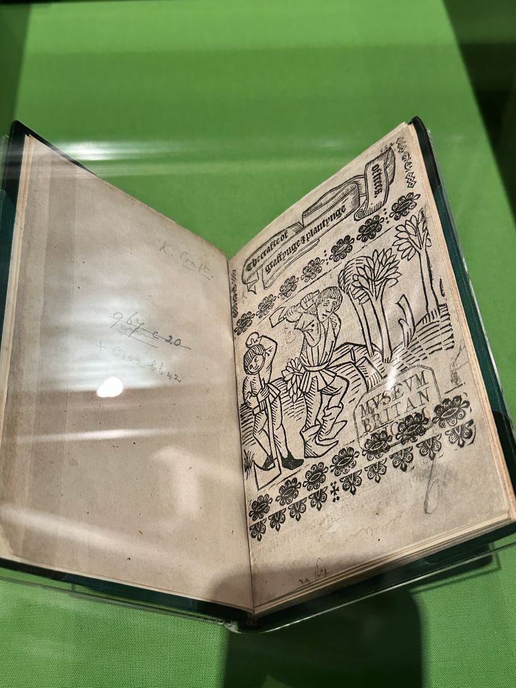 16th century book opened.