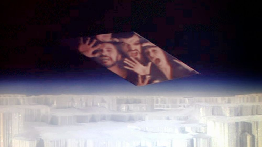 General Zod, Ursa and Non are sentenced to banishment into the Phantom Zone from Superman II