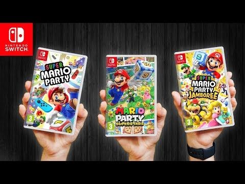 ¿Cuál es mejor? SUPER MARIO PARTY JAMBOREE vs SUPER MARIO PARTY vs SUPERSTARS (Nintendo Switch)