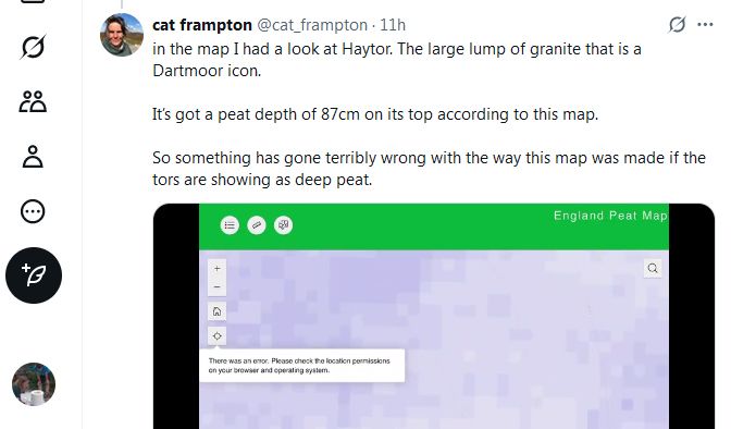 Screenshot of part of Cat Frampton's Twitter post